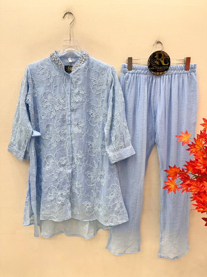 Imported crinkle Co-ord Sets