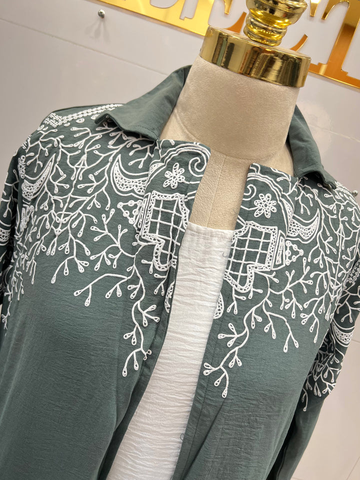 Crinkle 2 pc Dress 2765