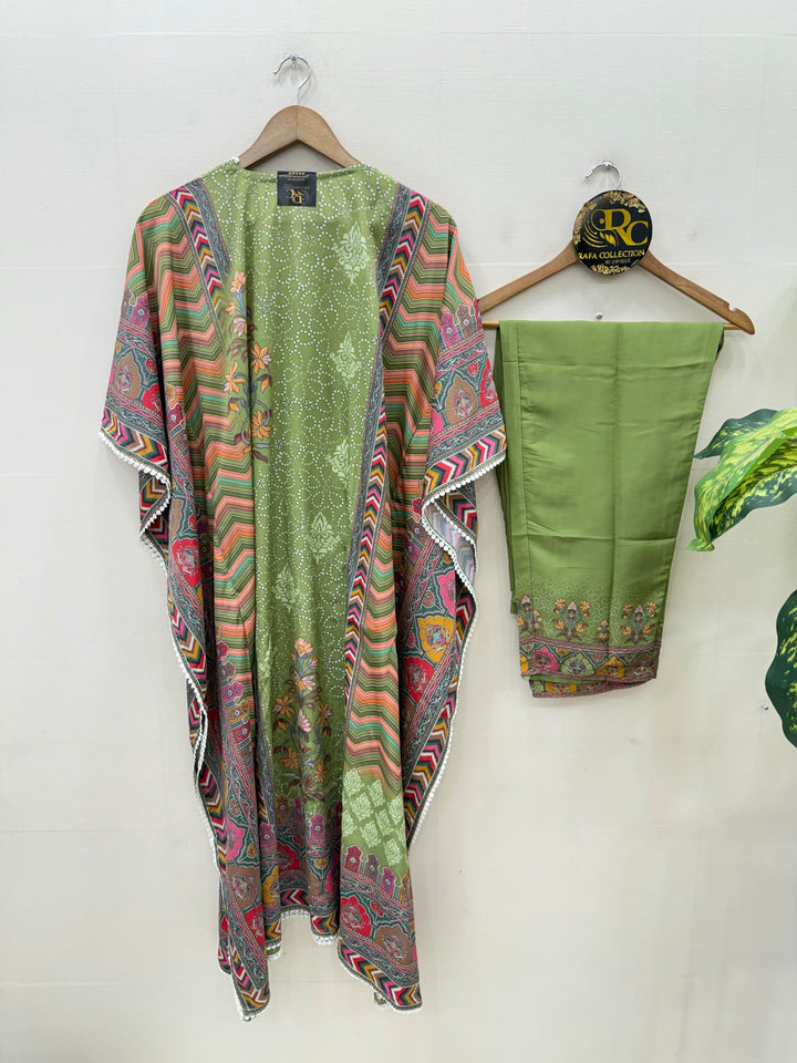 Mirror Work Kaftan Set 2204