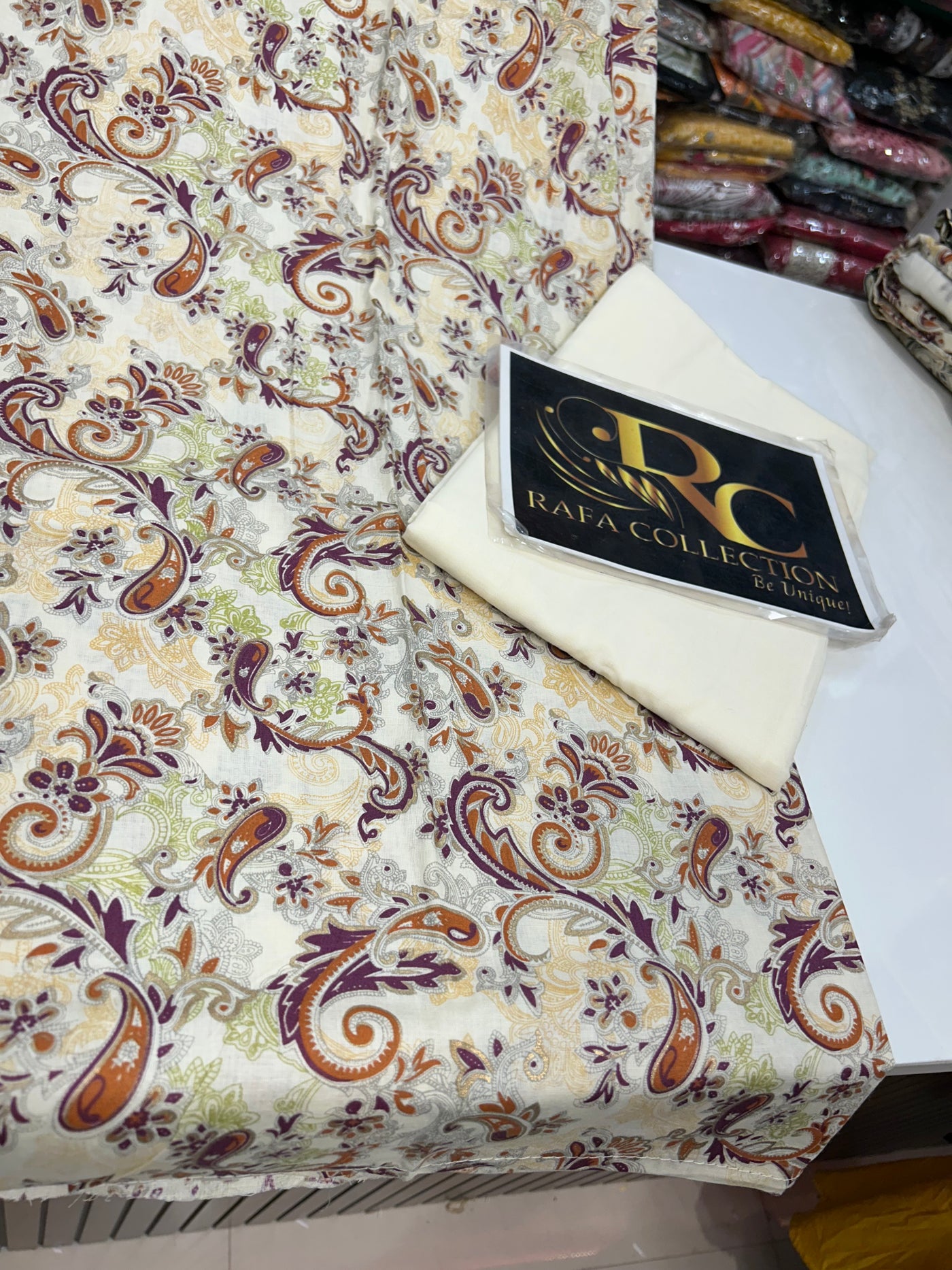 Cotton Unstich Suit 1403