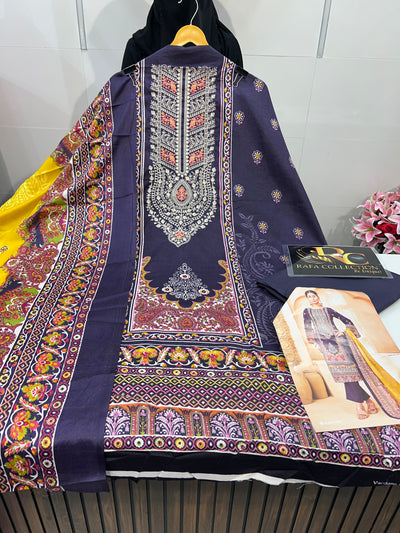 Semi Cotton embroided suit 1898