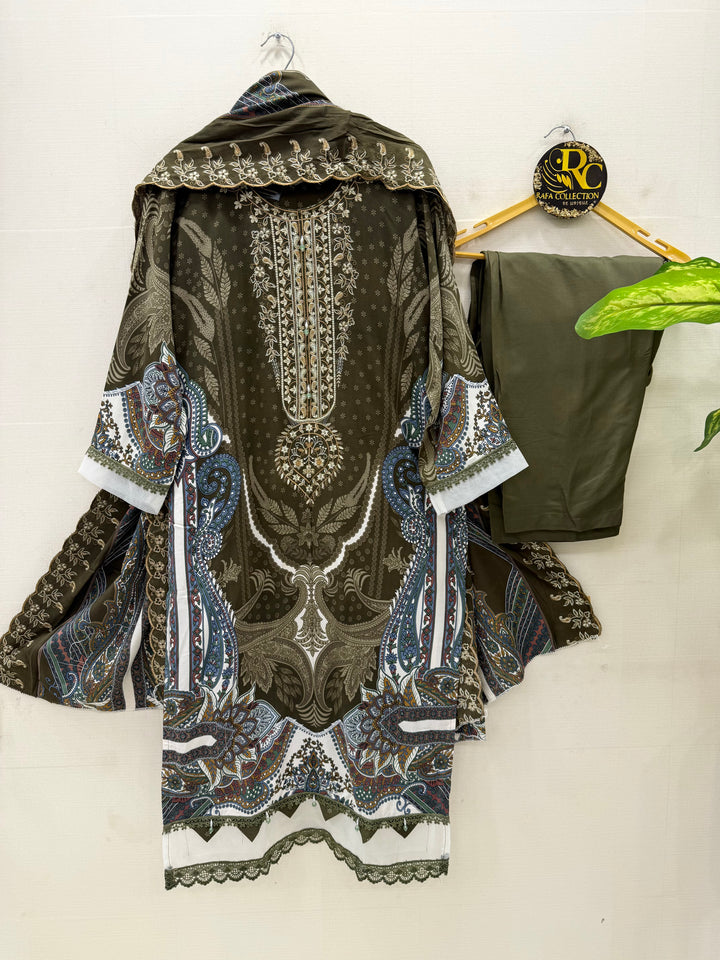 Cotton pakistani patch work suits