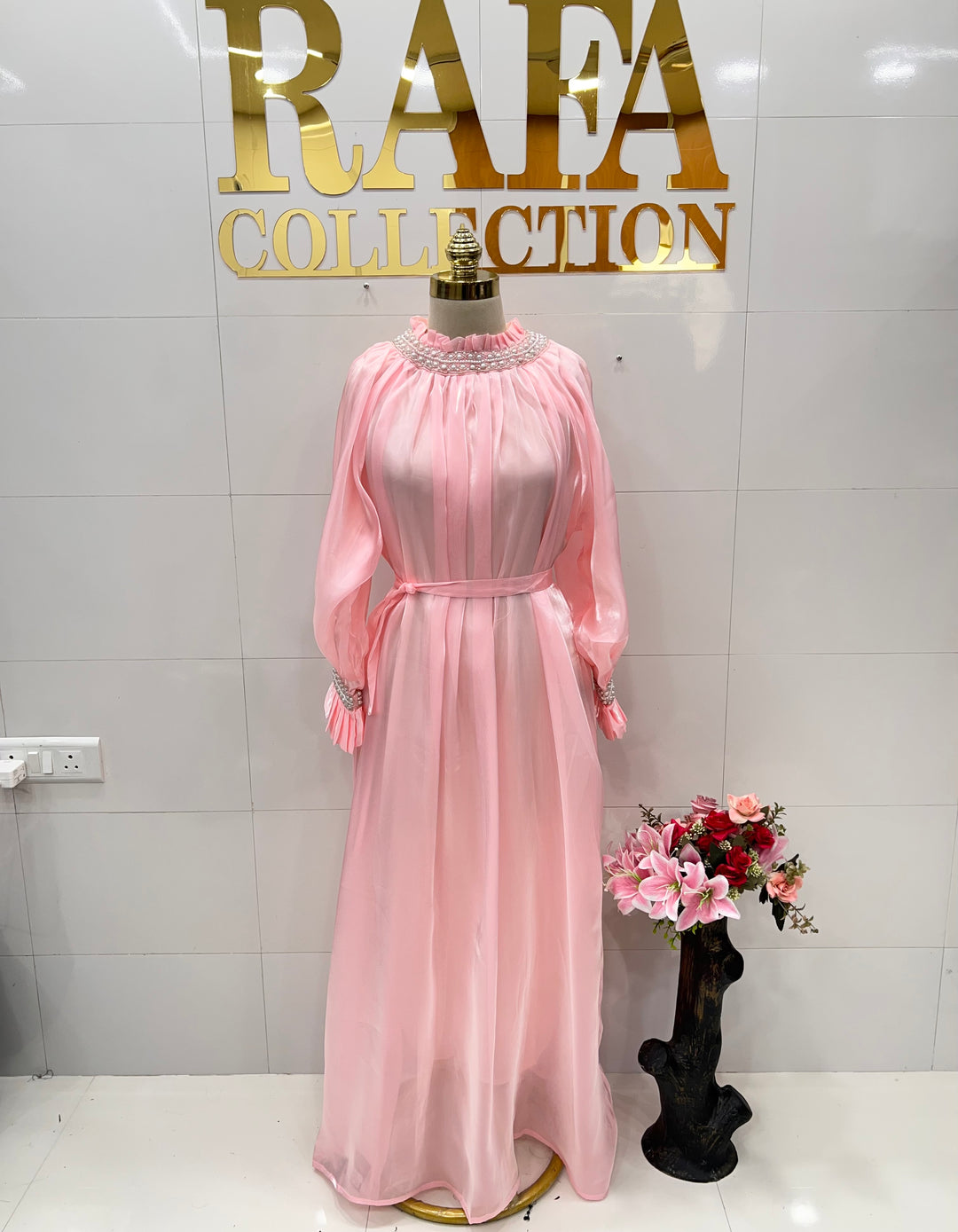 Shimmer organza gowns 124254