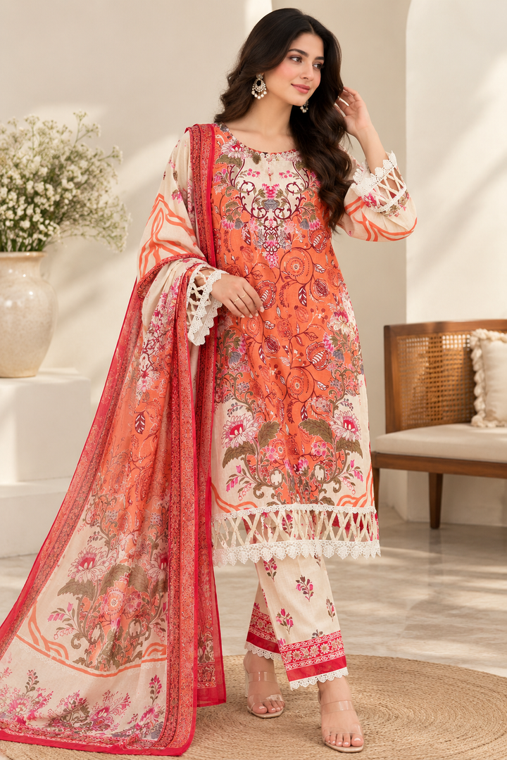 Cotton ready to wear suits