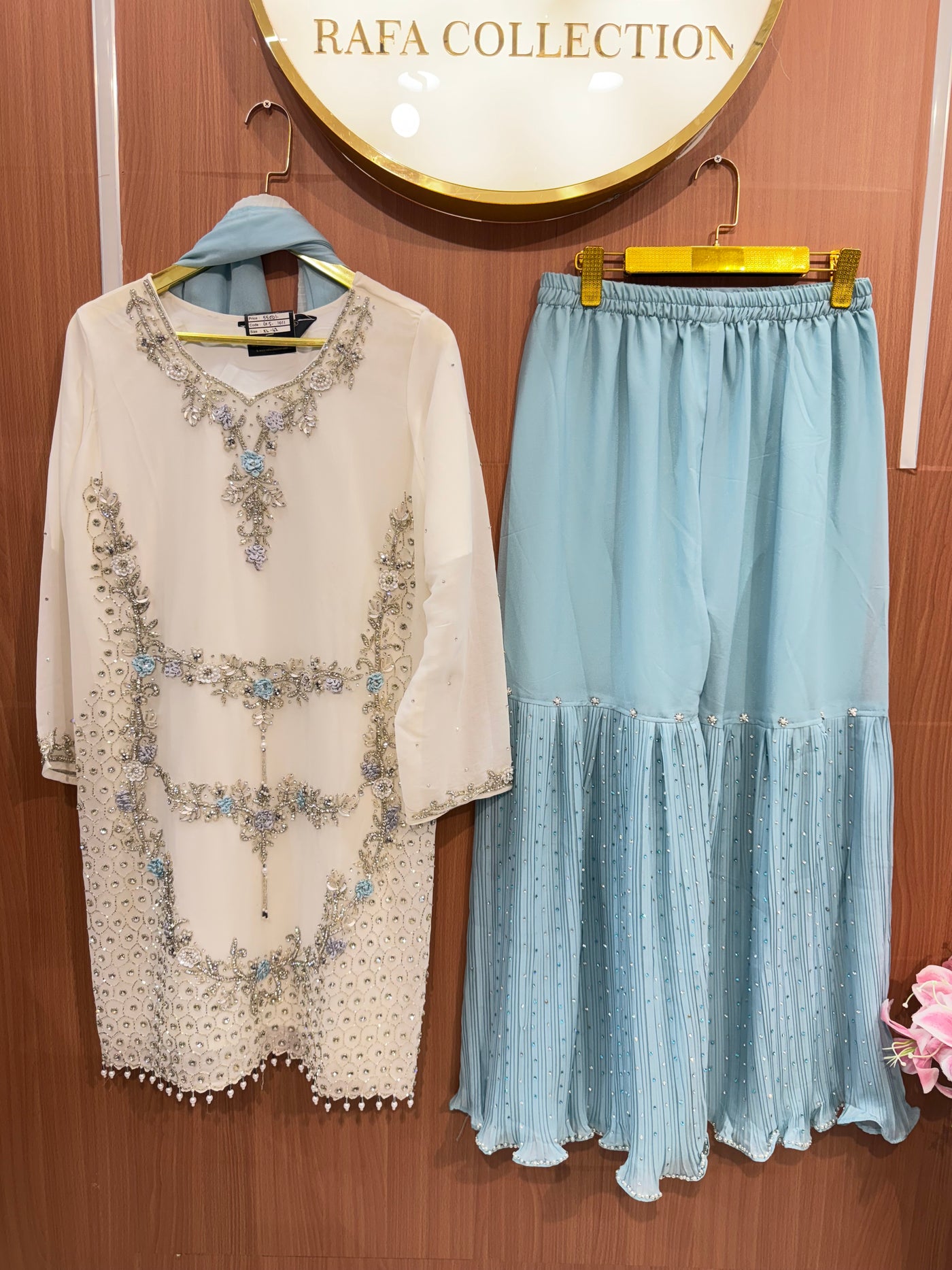 Bridal Handwork Garara suits 1011