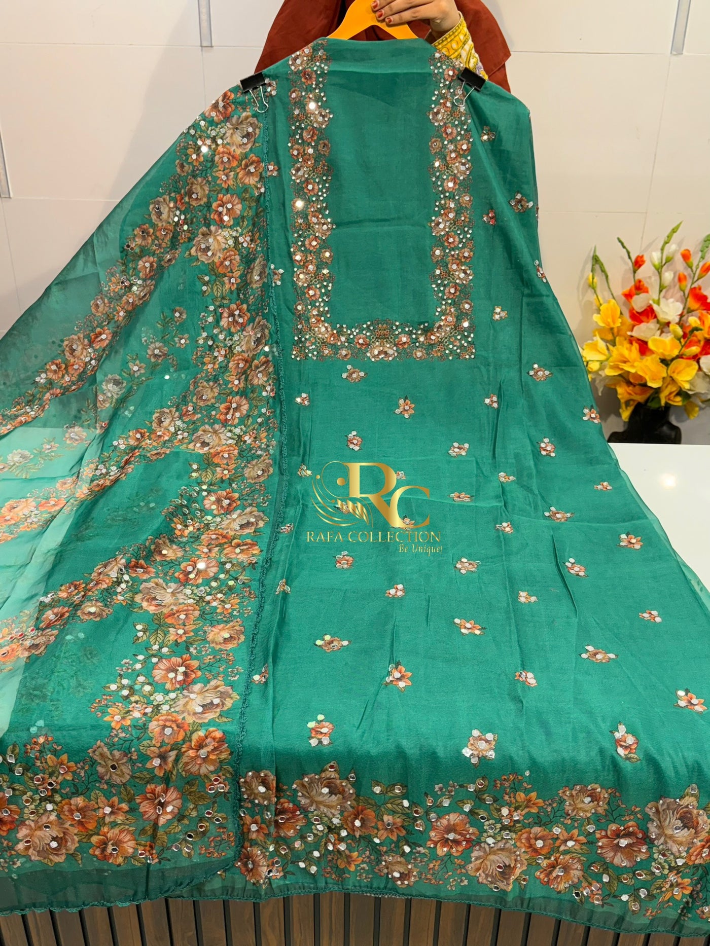 MIRROR WORK UNSTICH SUIT 1930