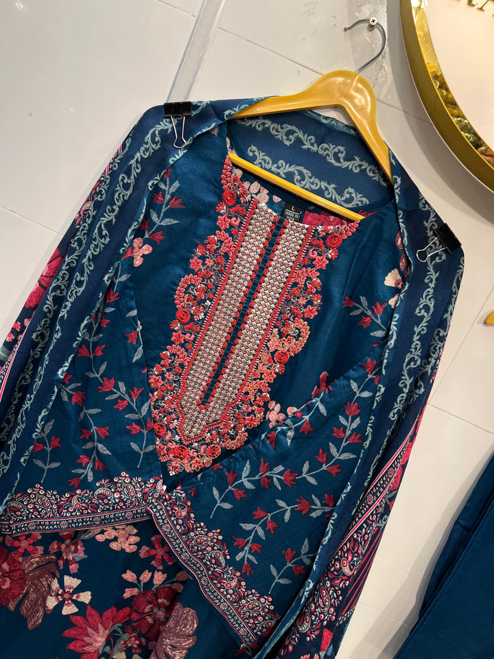 Paki Embroided suits 3410