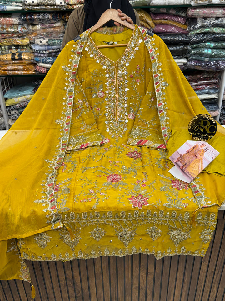 Pakistani handwork embellished collection 53473