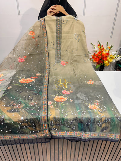 MIRROR WORK UNSTICH SUIT 1715