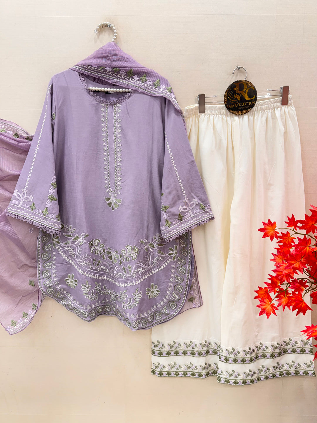 Cotton Embroidered Suits