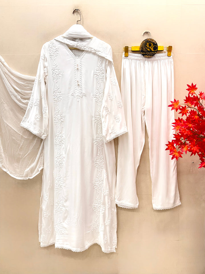 Lucknawi Long kaftan Suits