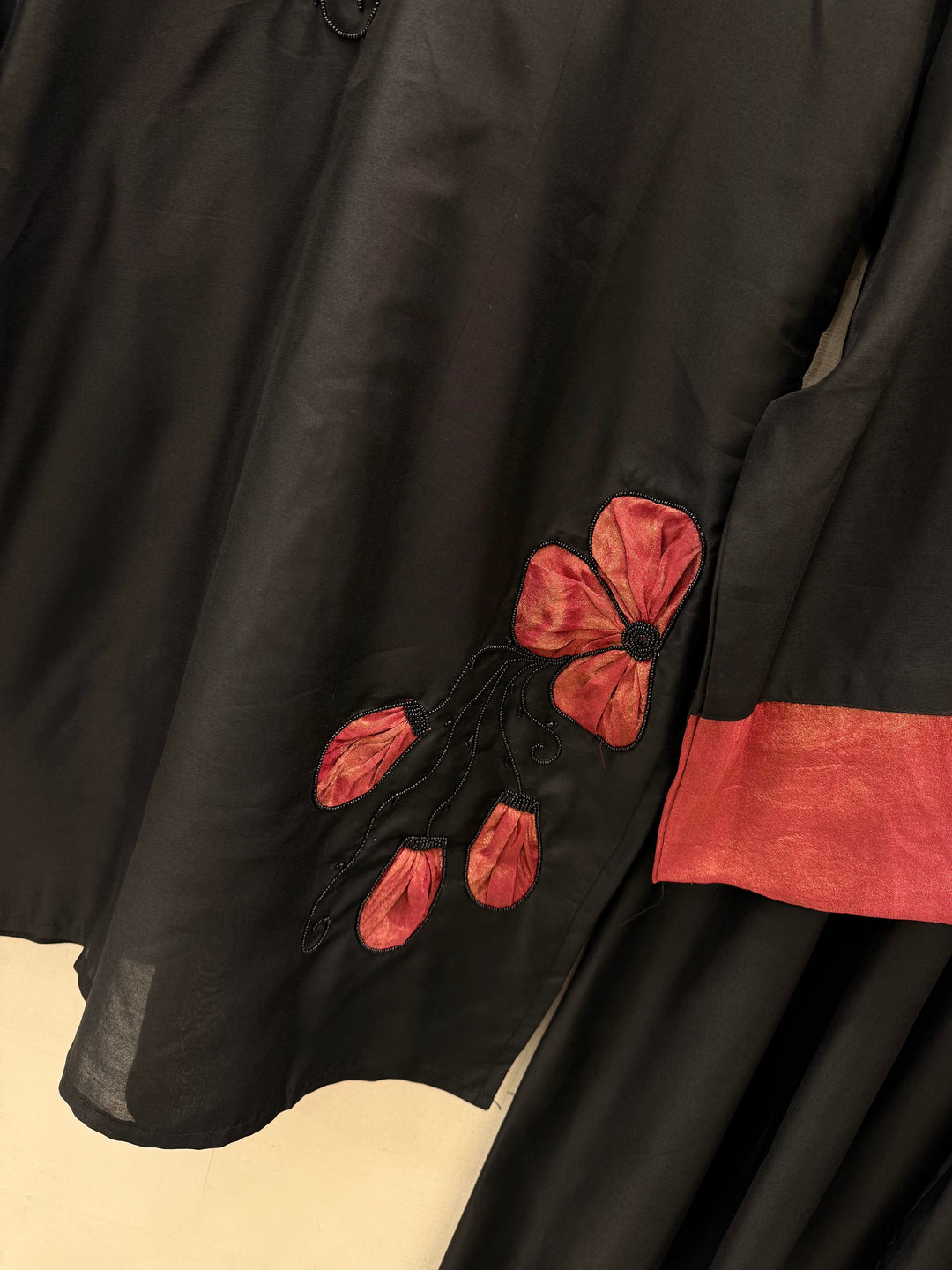 Floral Appliqué Embroidered Co-ord Set