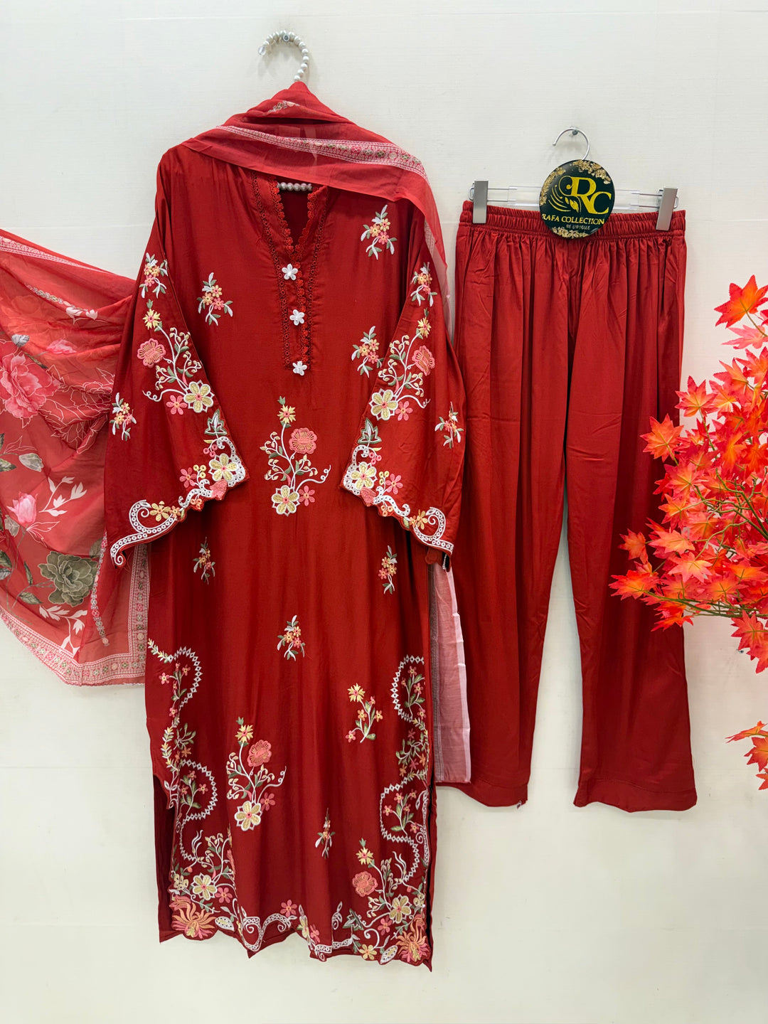 Embroidered Long Suits