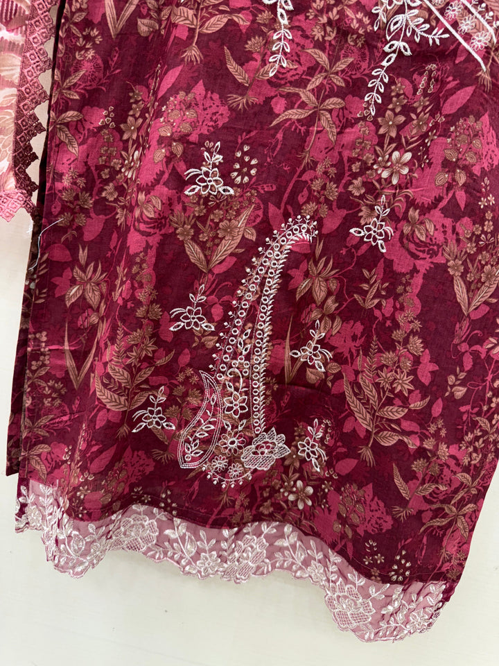 Pakistani printed embroidery suits