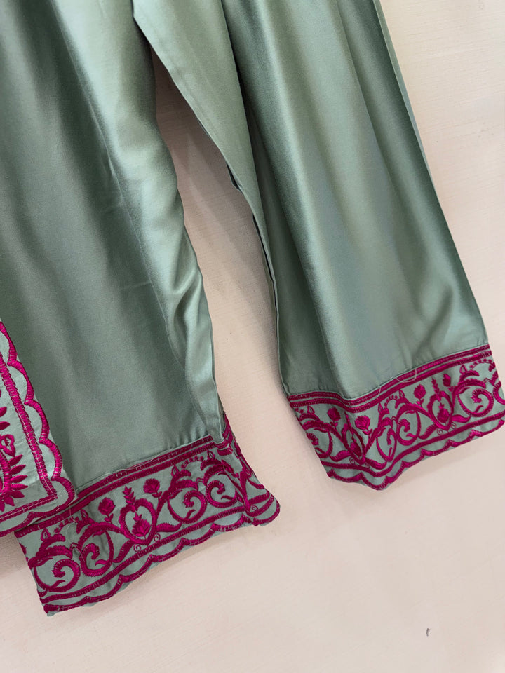 Pakistani Embroidered farshi suits