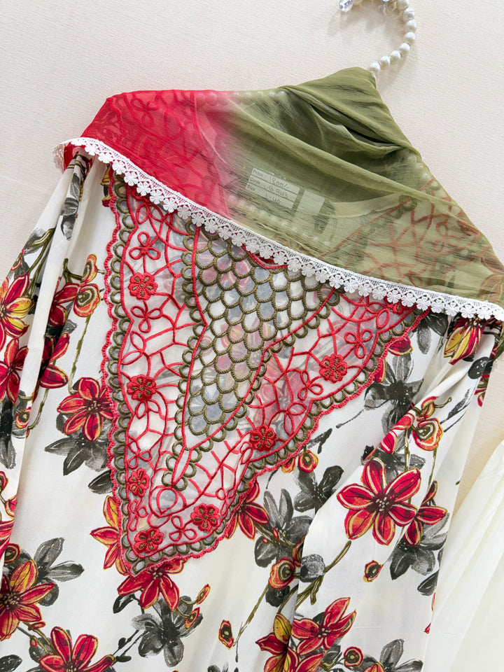 Pakistani cutwork suits
