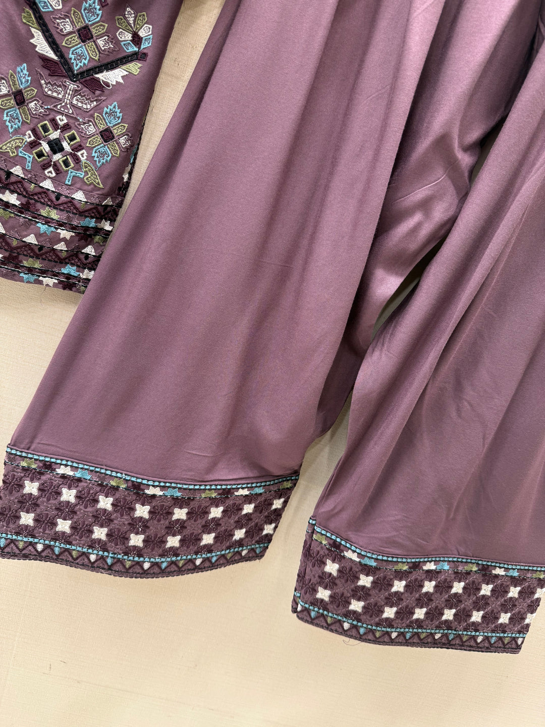 Embroidered Farshi Salwar Suits