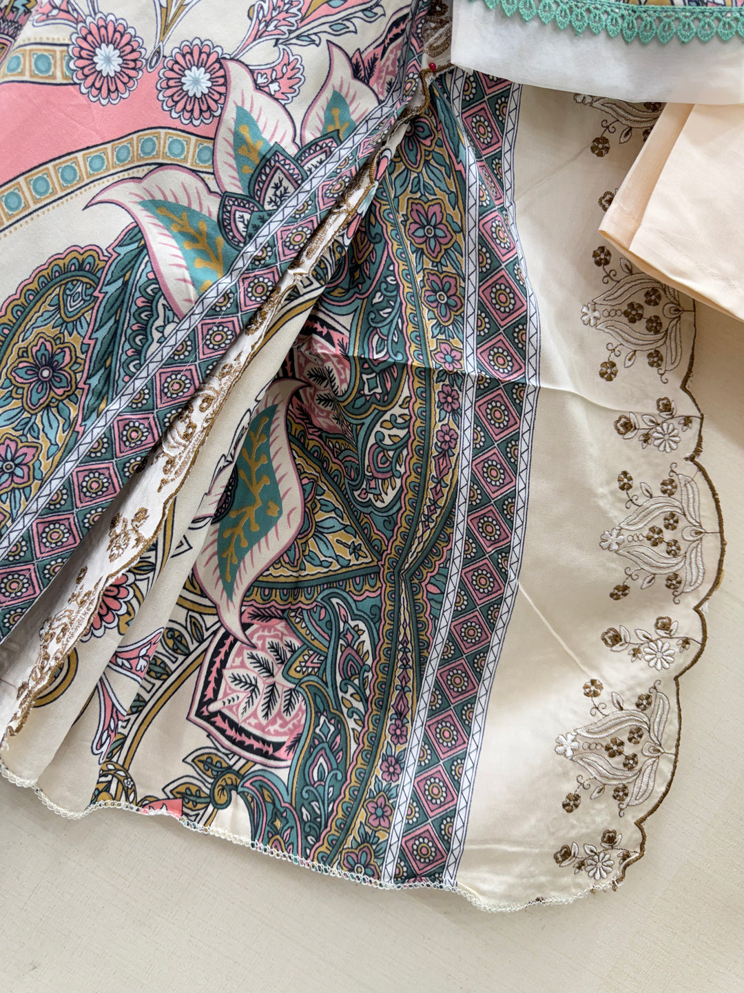 Cotton pakistani patch work suits
