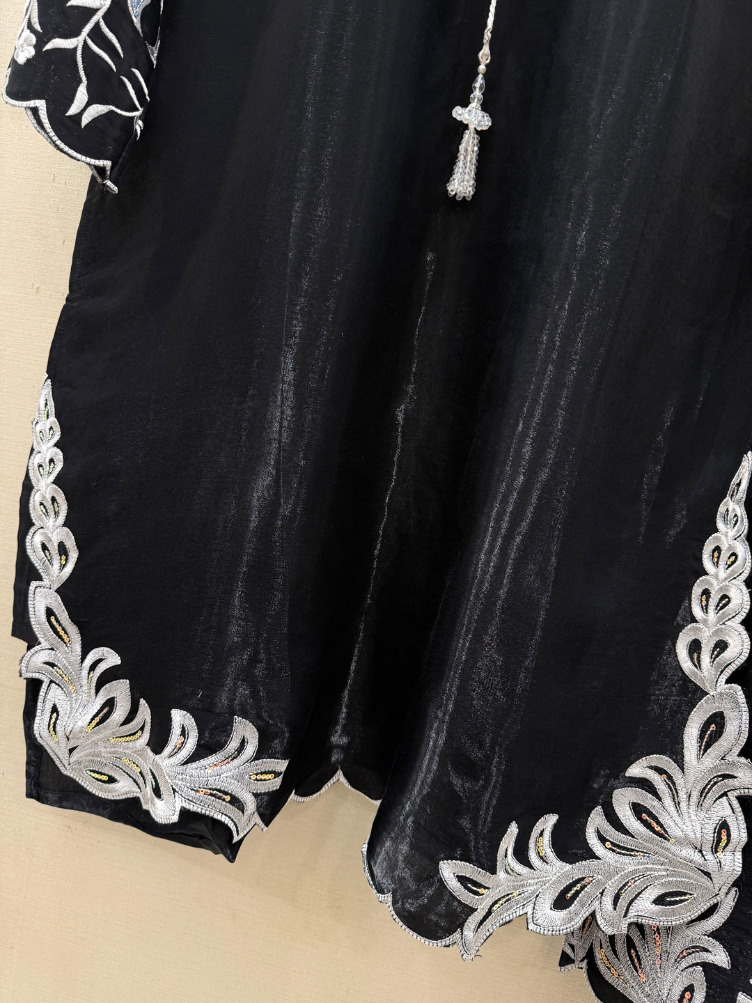 Satin Embroidered Suits
