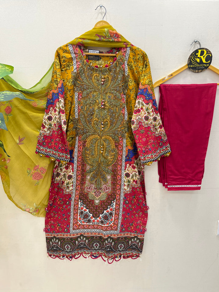 Cotton patch work suits