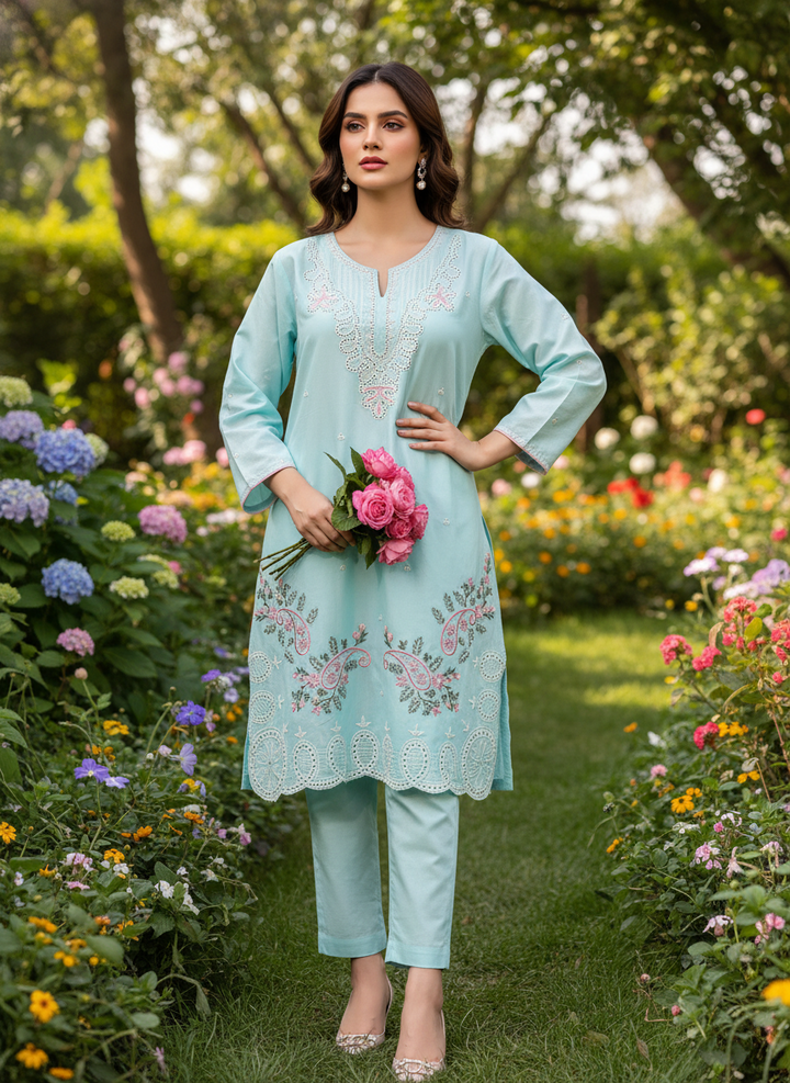 Chikankari co-ord sets 2741
