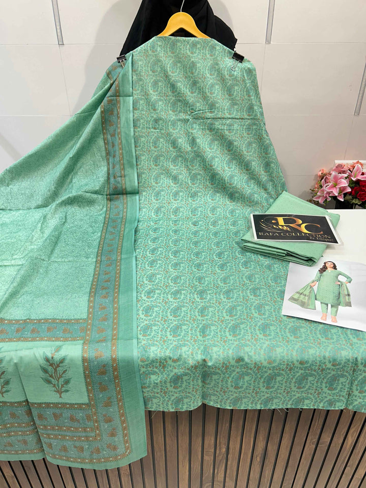 Cotton Printed suit 11546