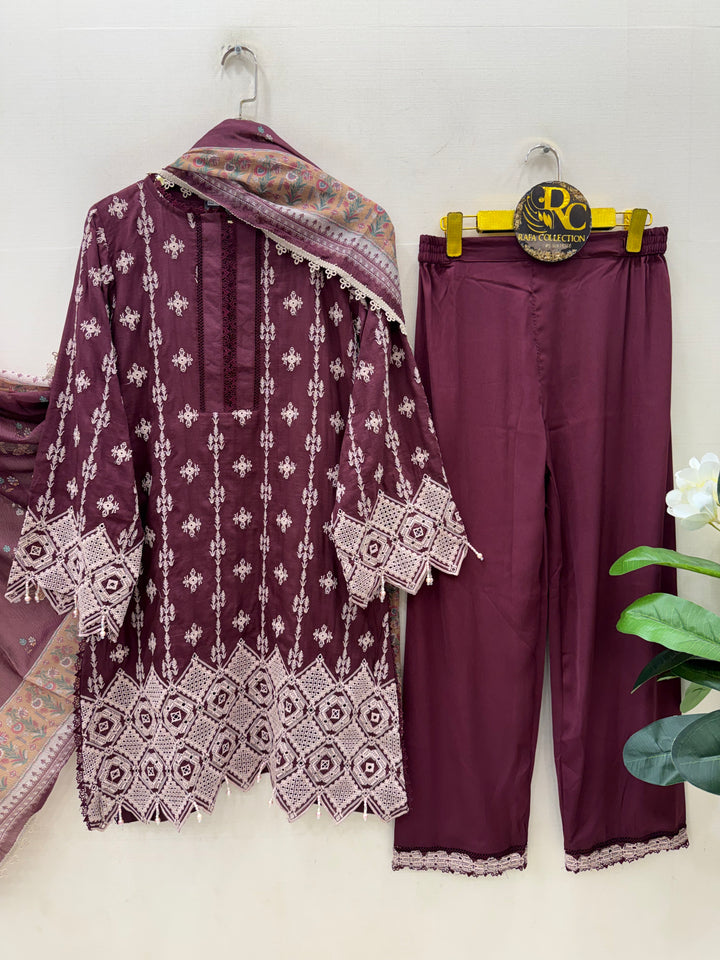 Premium chikankari Suits