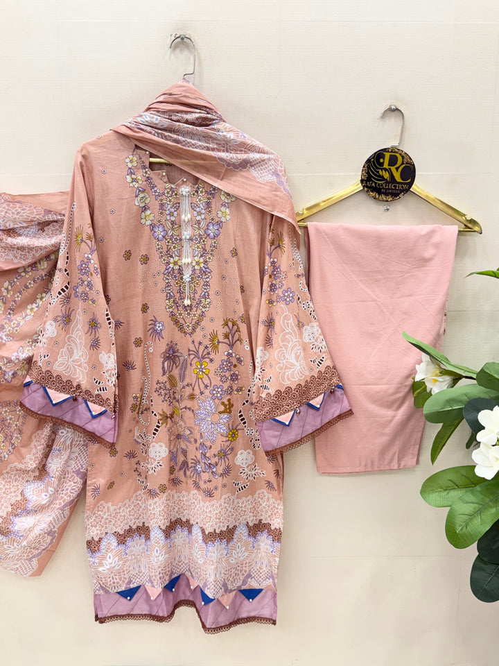 Cotton printed suits