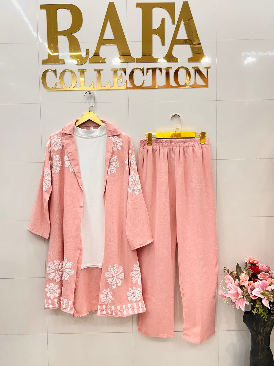 Imported crinkle Co-ord sets 3114