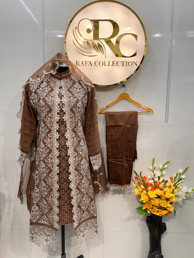 GEORGETTE JACKET SUIT  1184