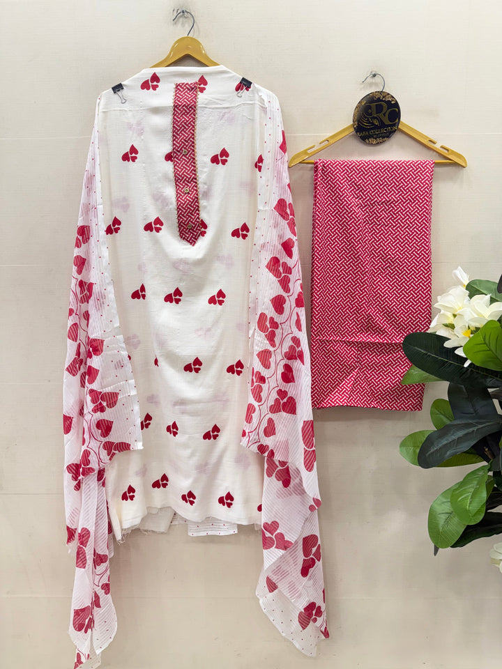 Slub Cotton Unstitched Suits