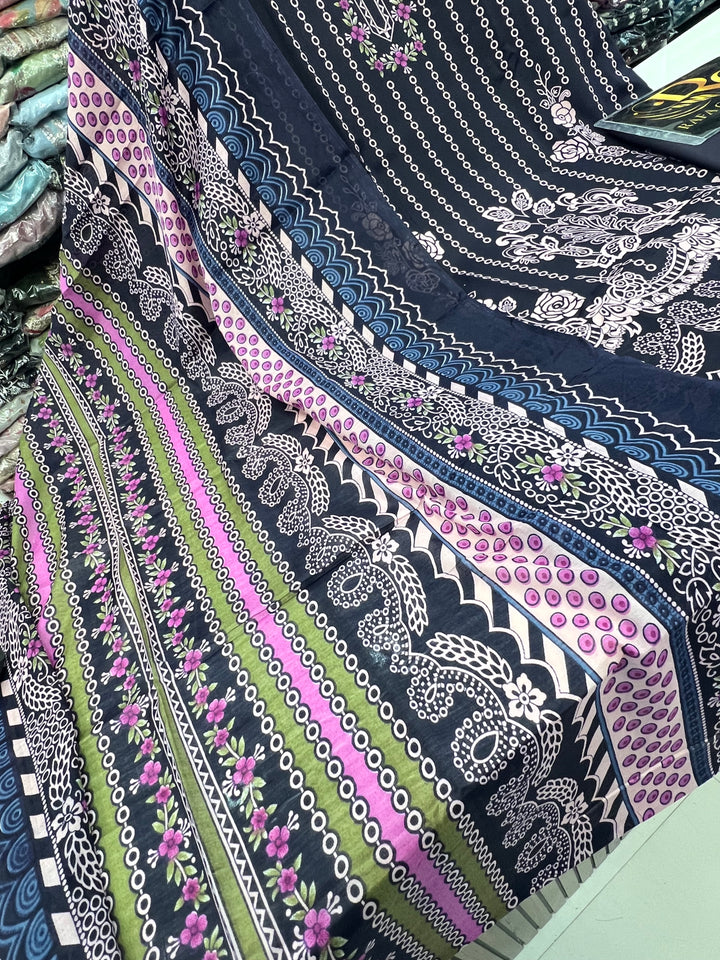 Cotton Printed suit 182852
