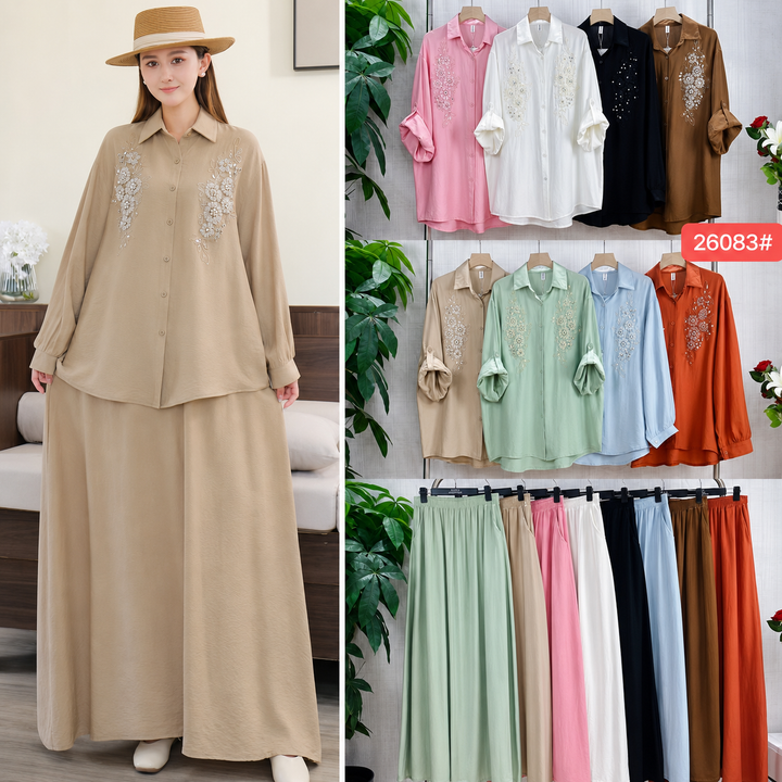 Imported korean skirt Co-ord Sets