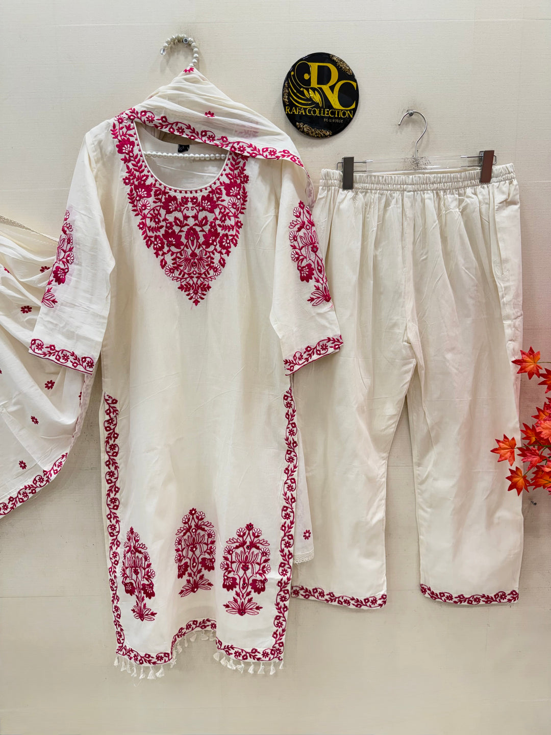 cotton embroidery suits