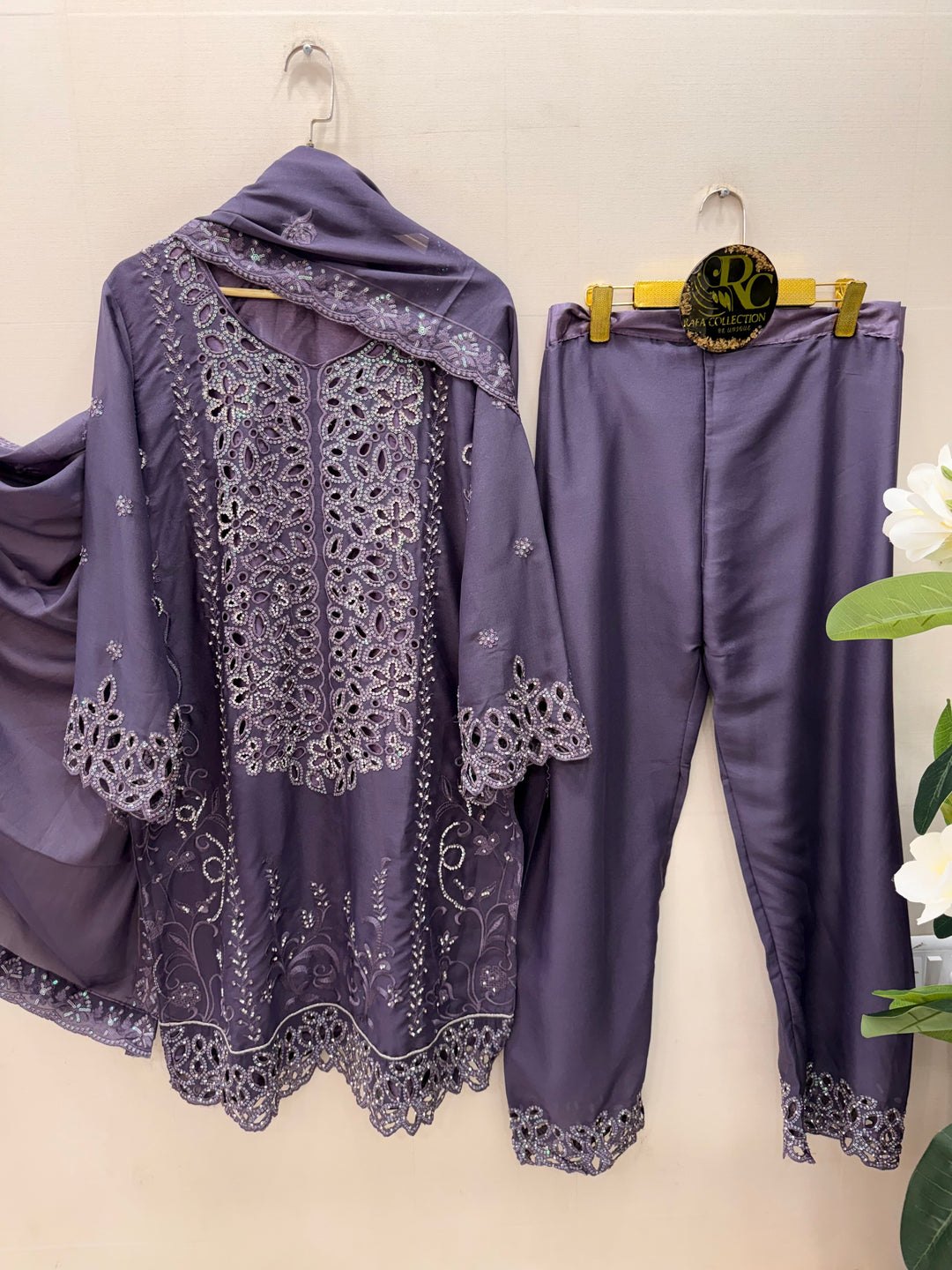 Stone work party wear suits