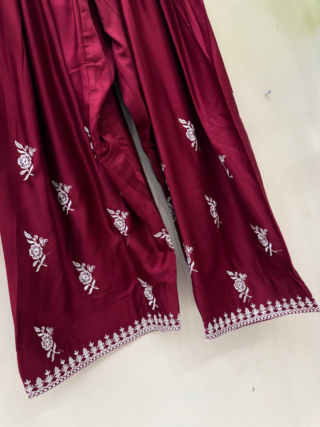 Embroidered Farshi Salwar suits