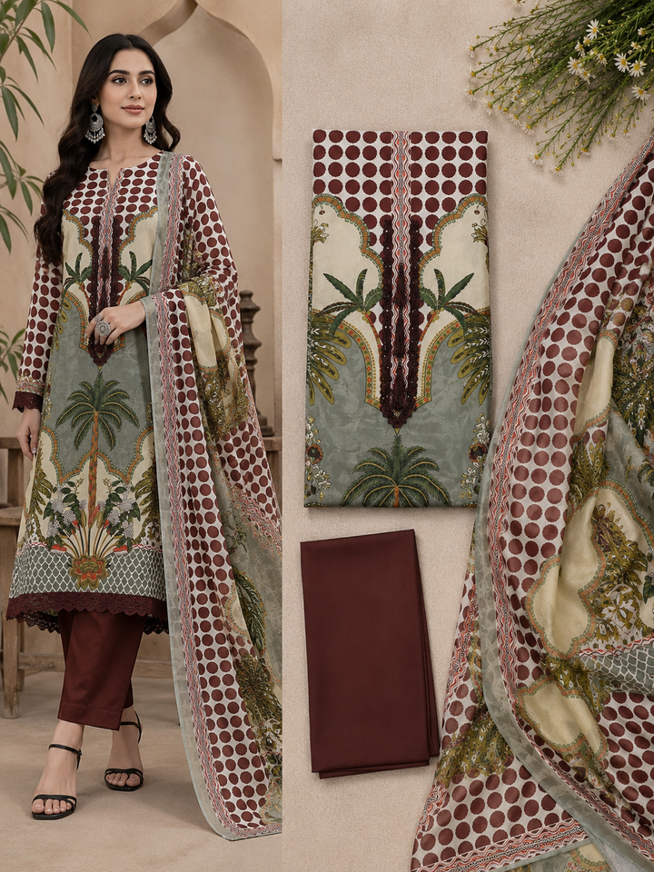 Cotton unstitched suits