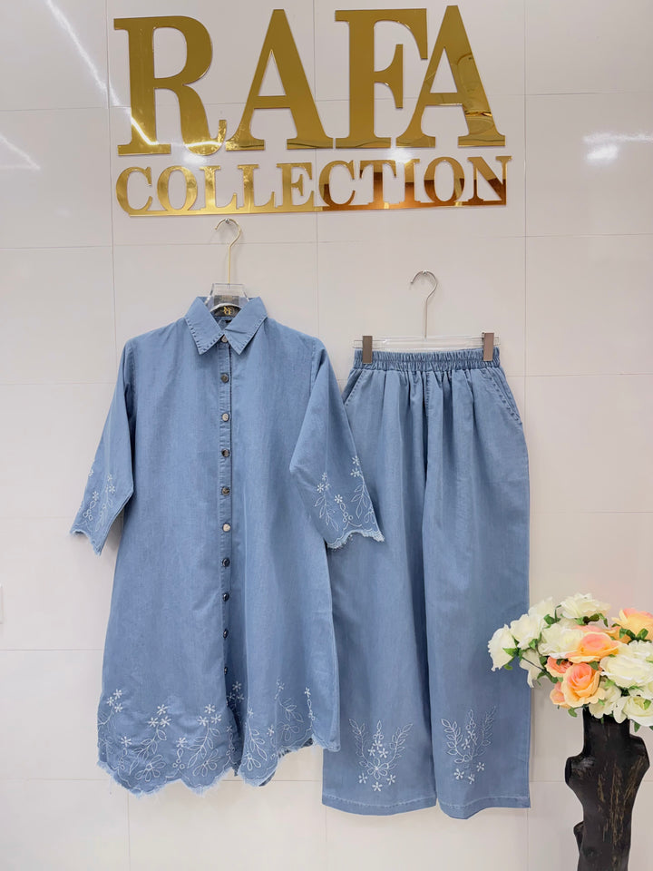 Denim co-ord sets