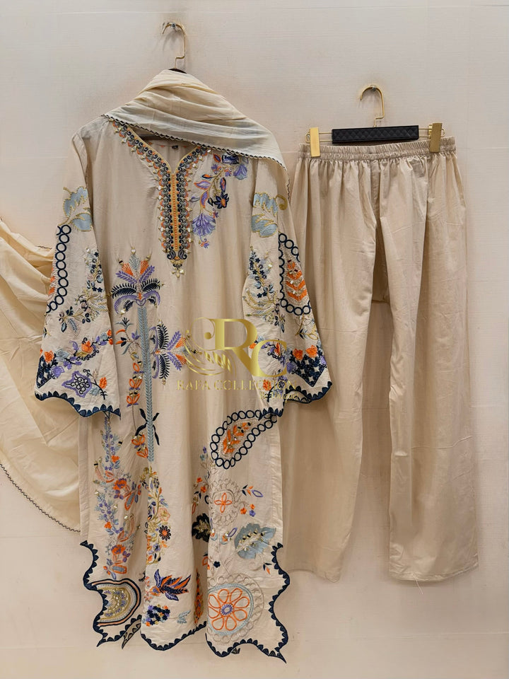 Pakistani Long Cutwork Suits
