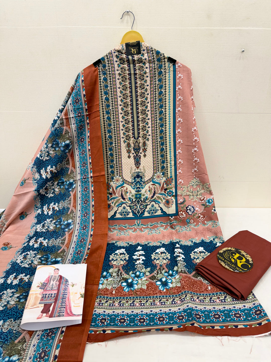 Cotton unstitched suits 3158