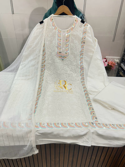 Cotton Unstitch Suit 1541