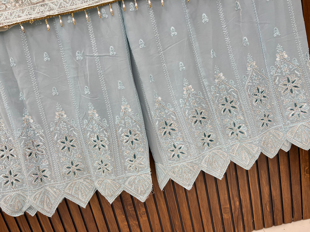 Pakistani party wear suits 2757