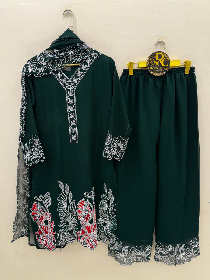 Stone embroidered suits