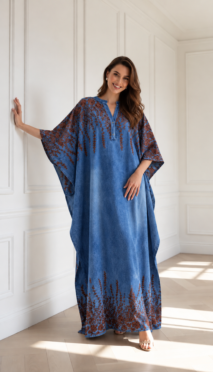 Denim Long Kaftan’s