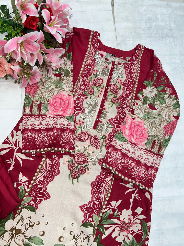 2539 Luxury Pearl Embellished Pakistani Suits