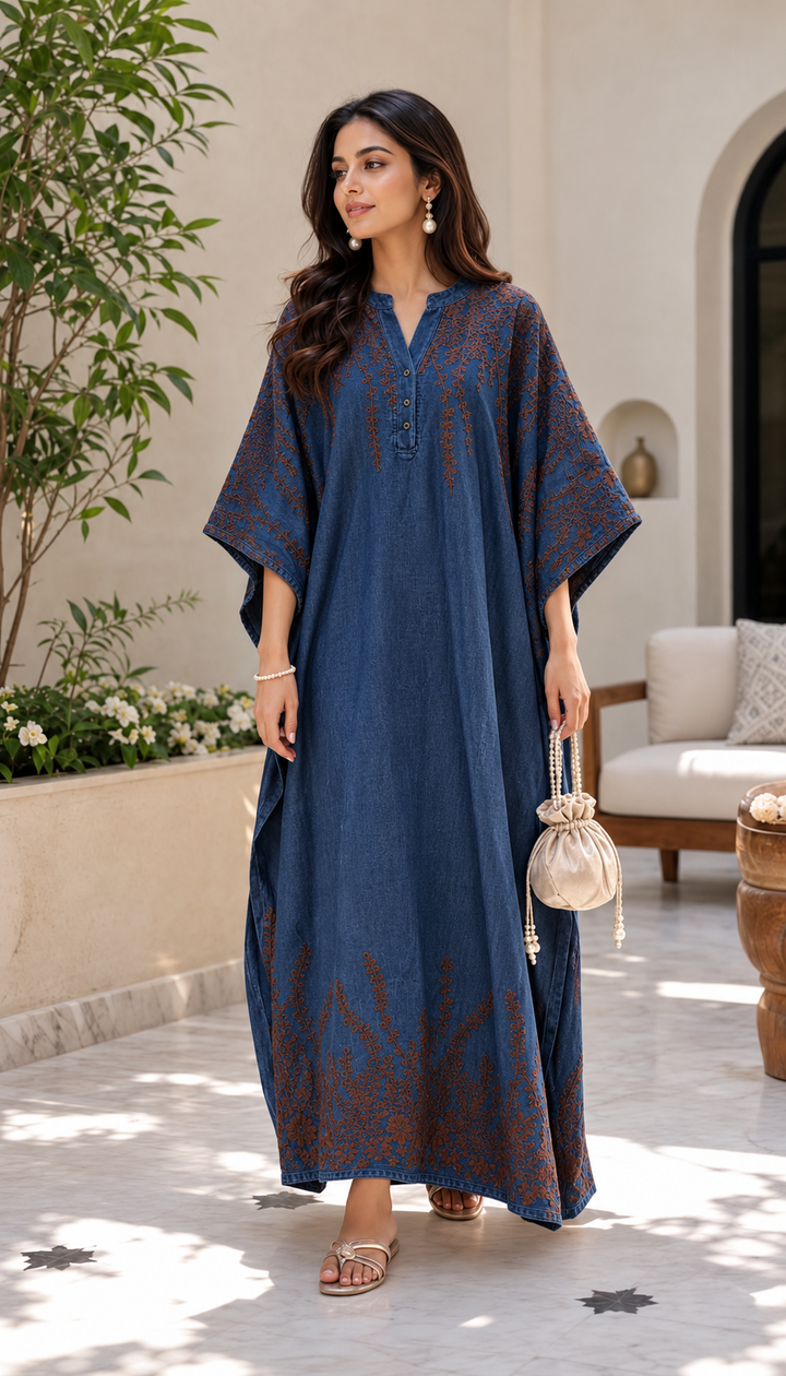 Denim Long Kaftan’s