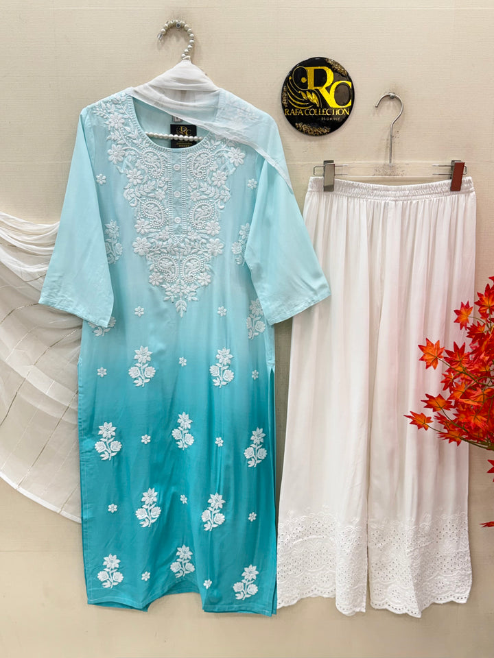 Lucknawi Embroidered Suits