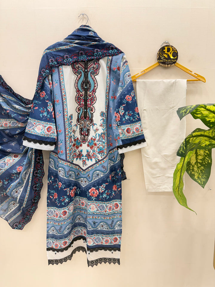 Pakistani cotton embroidered suits