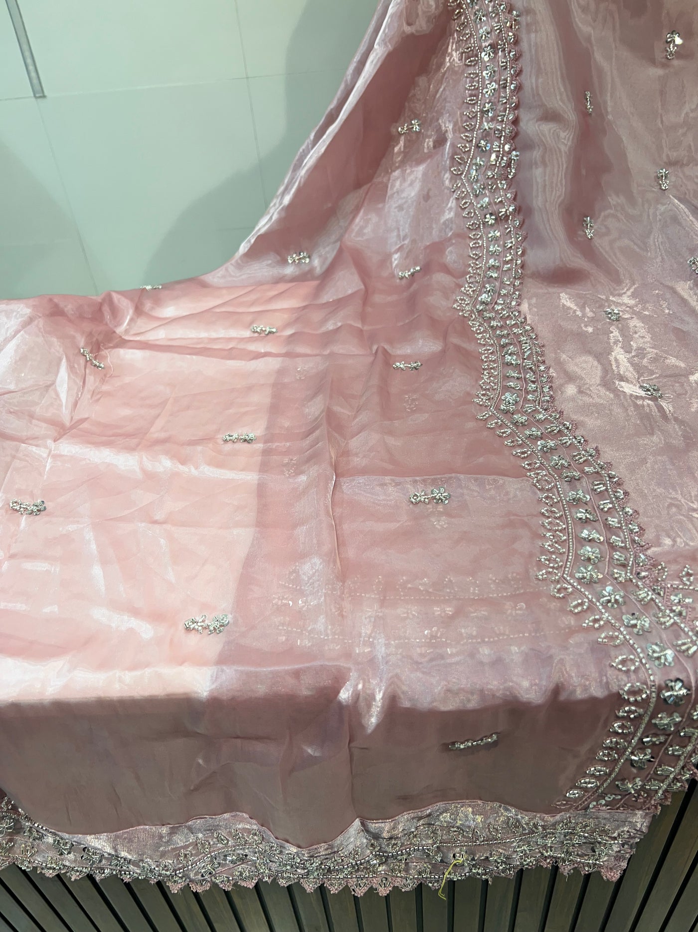 Organza Handwork suit 2254