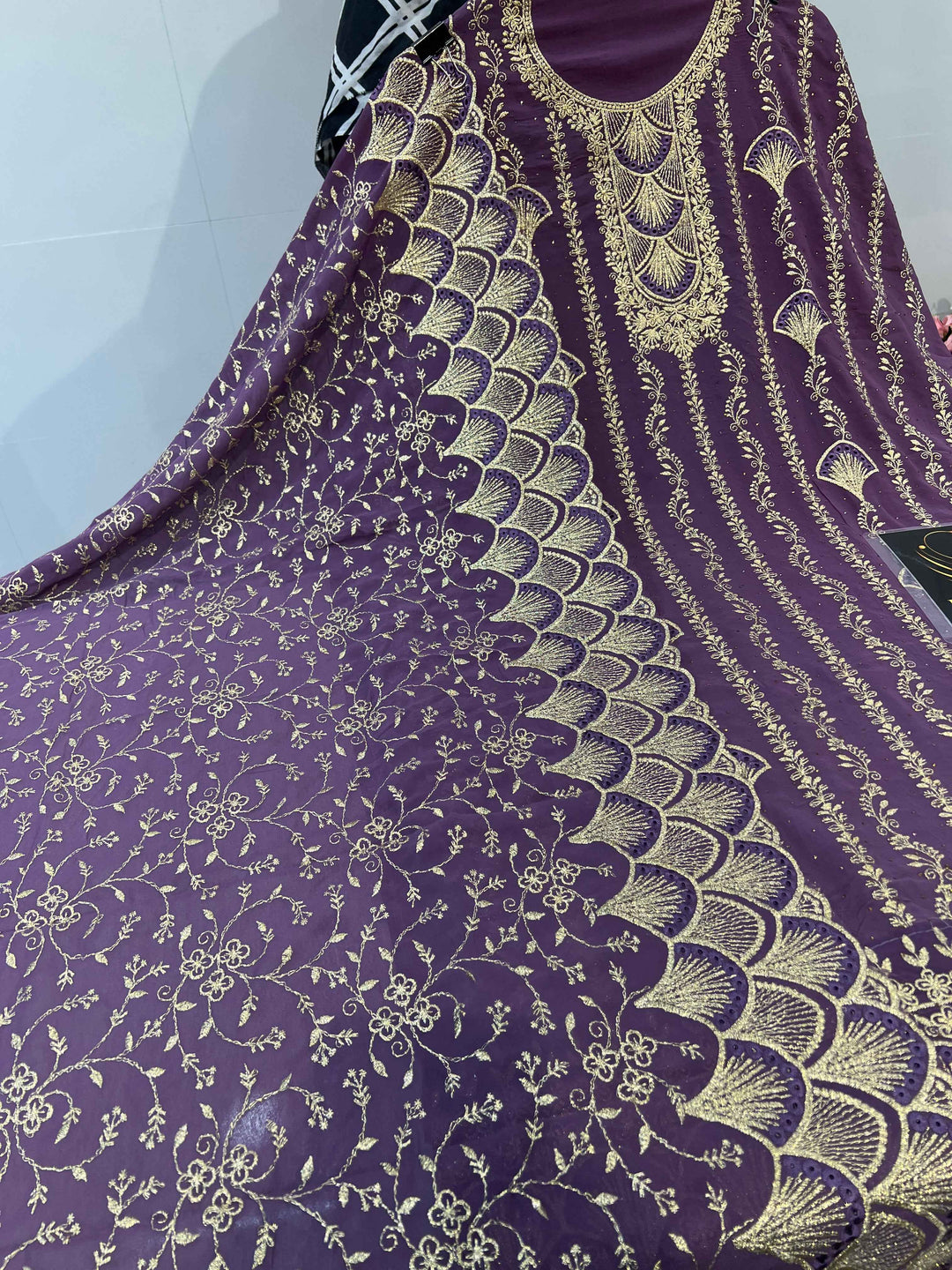 Georgette work suits 2218